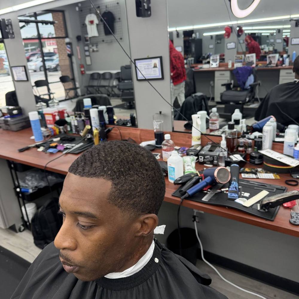 A fresh fade and sharp line up by Lingo